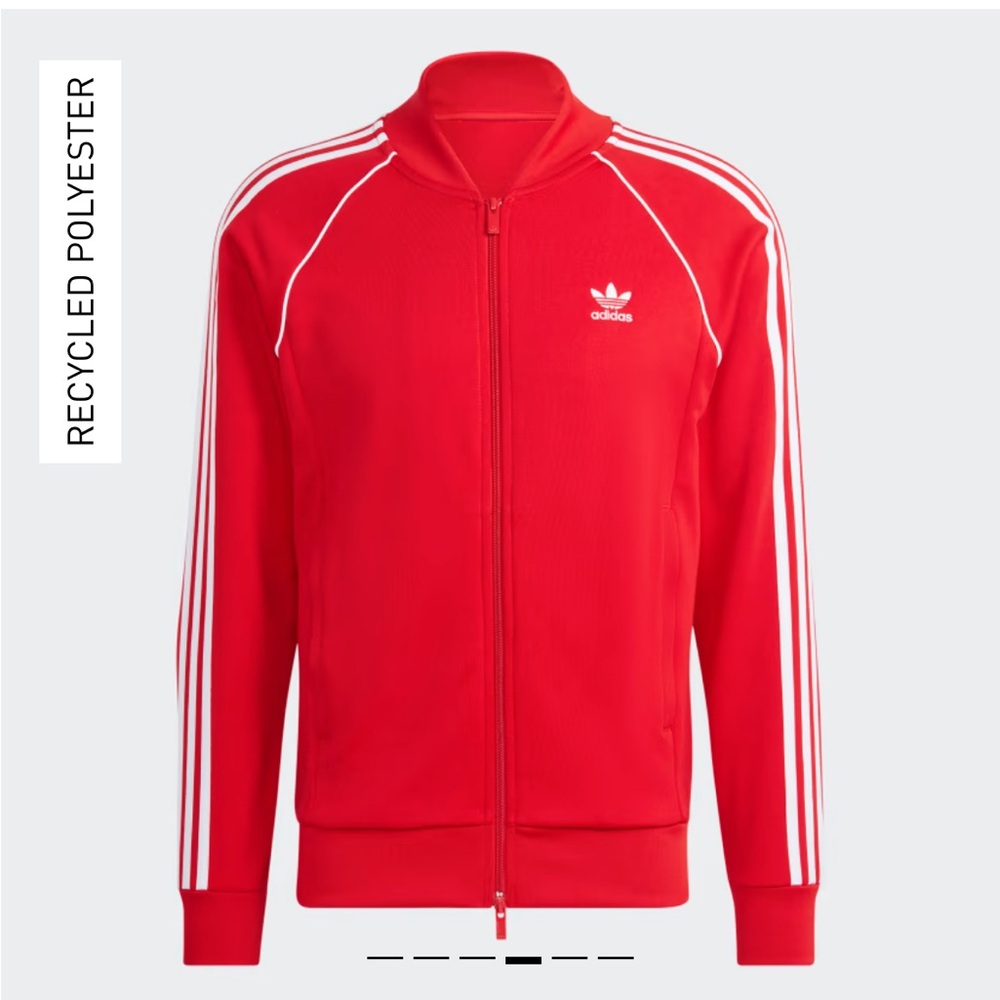 Adidas Red Track Jacket